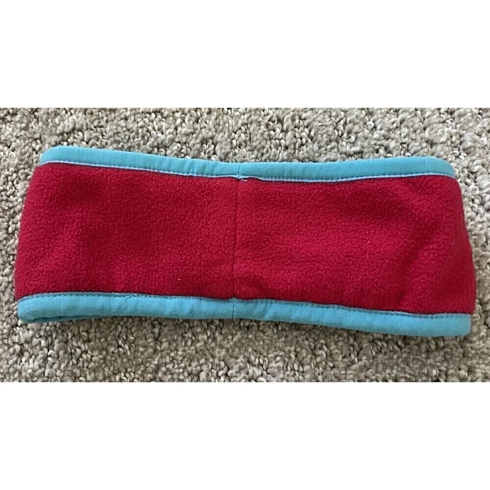 Under Armour UA Fleece Headband Youth Red Turquoise OSFA Passion Snow Winter